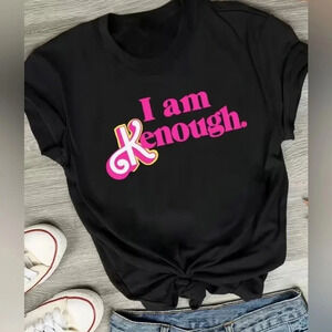 I am Kenough Barbie Movie T-shirt in black - women’s sizes L and XL